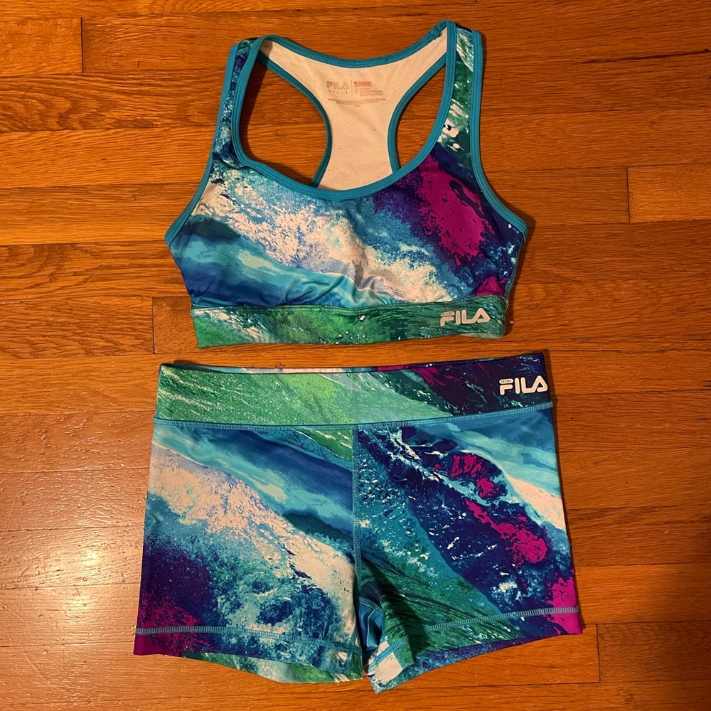 Women’s Workout Set | Sports Bra + Spandex, M